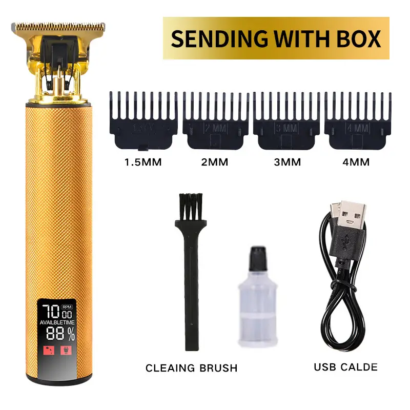 Electric Hair Clipper with Smart Display & Carving Design - Image 2
