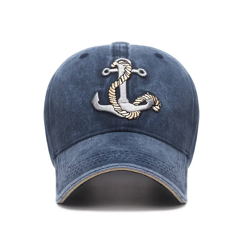 New Coated Washed Faded Sandwich Brim Cap Men Women Sunshade - Image 8