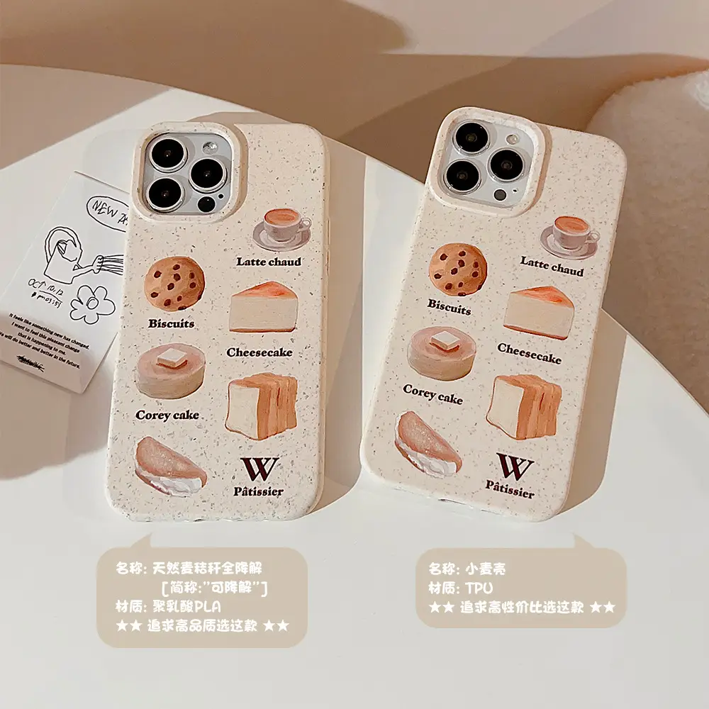 Biodegradable iPhone Case with Cake Design - Image 5