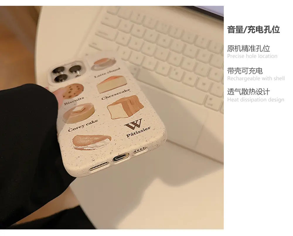 Biodegradable iPhone Case with Cake Design — feature 4