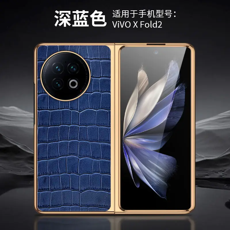 VivoX Flip Croc Leather Foldable Phone Case — feature 20
