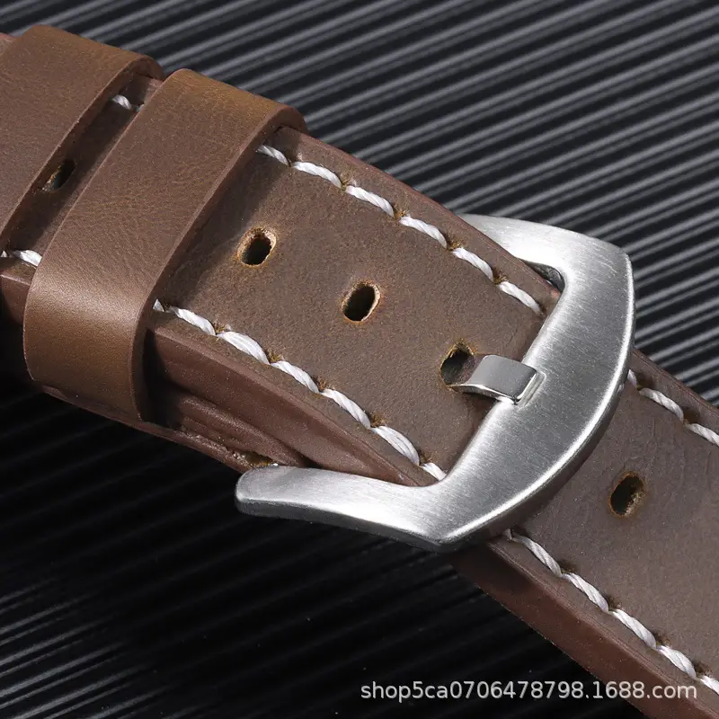 2023 Huawei Cut Edge Strap Unisex 18mm20mm22mm24mm Square Silver Buckle - Image 17