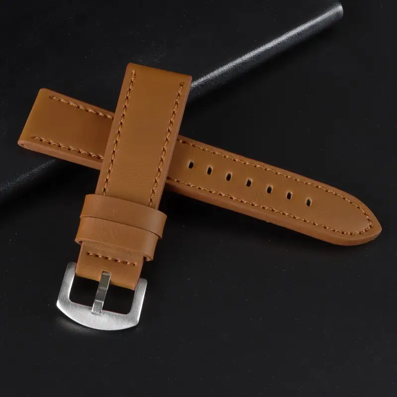 2023 Huawei Cut Edge Strap Unisex 18mm20mm22mm24mm Square Silver Buckle — feature 12