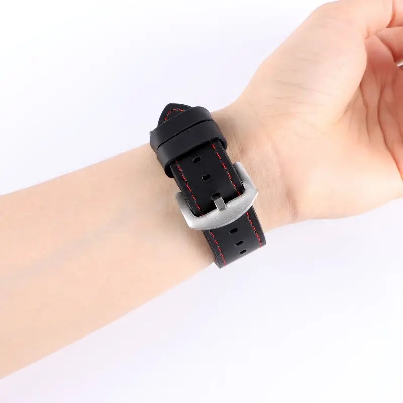 2023 Huawei Cut Edge Strap Unisex 18mm20mm22mm24mm Square Silver Buckle — feature 16