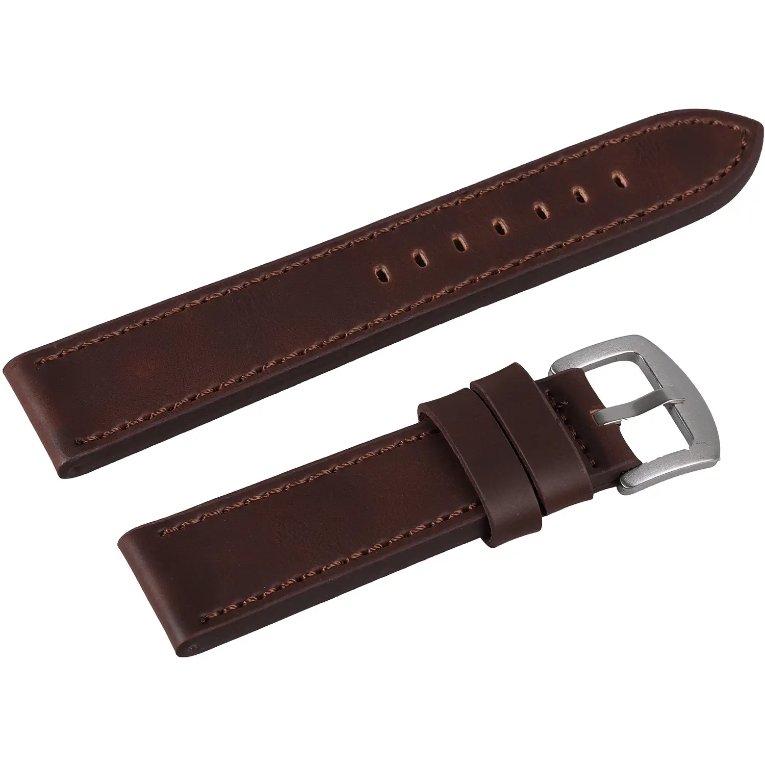 2023 Huawei Cut Edge Strap Unisex 18mm20mm22mm24mm Square Silver Buckle - Image 14