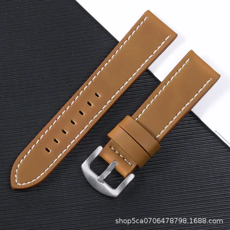 2023 Huawei Cut Edge Strap Unisex 18mm20mm22mm24mm Square Silver Buckle - Image 8