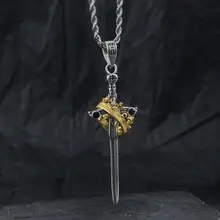 Men's English Letter Ring Necklace with "ROAD" & "RUN" Design — feature 11