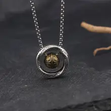 Men's English Letter Ring Necklace with "ROAD" & "RUN" Design — feature 12