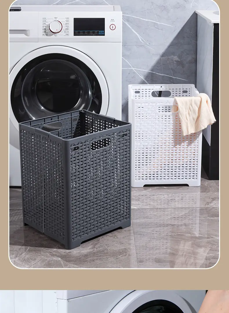 Portable Foldable Storage Basket for Bathroom & Home — feature 4