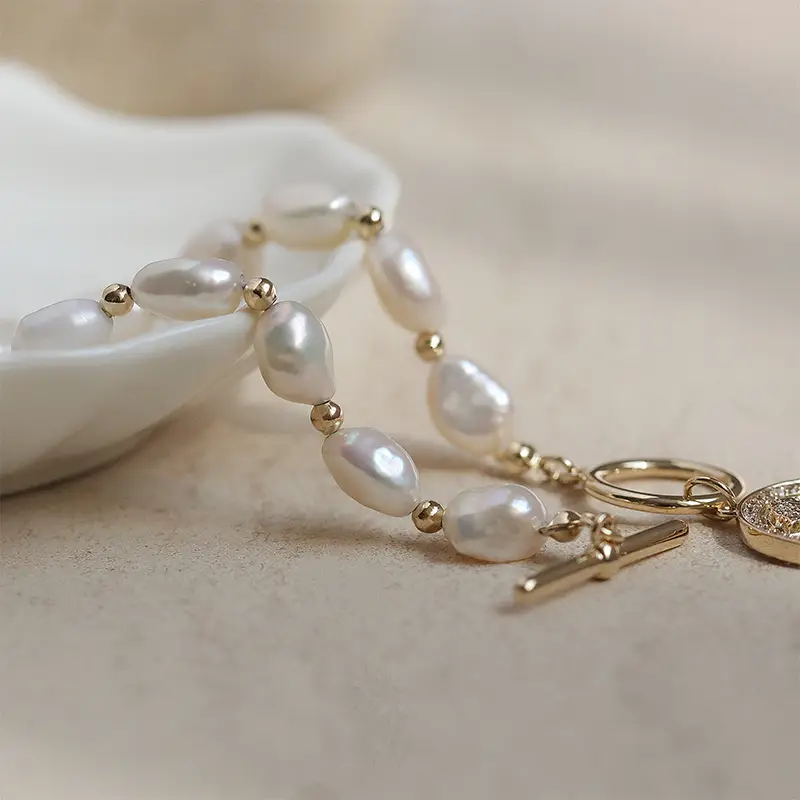 Women's Baroque Pearl Bracelet Cold Style Jewelry