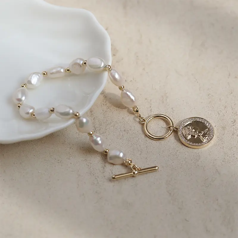 Women's Baroque Pearl Bracelet Cold Style Jewelry