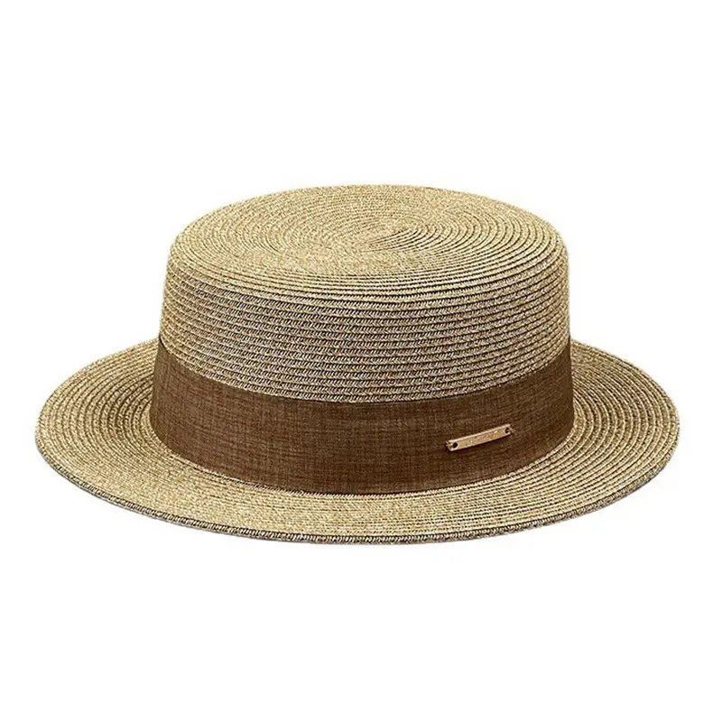 Straw French Hat for Kids Summer Travel Sunscreen - Image 12