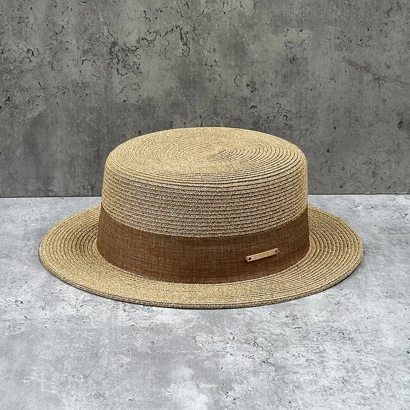 Straw French Hat for Kids Summer Travel Sunscreen — feature 11