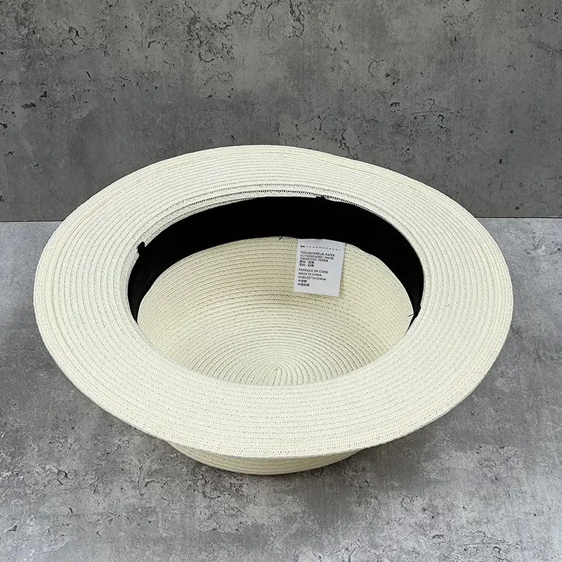 Straw French Hat for Kids Summer Travel Sunscreen — feature 16