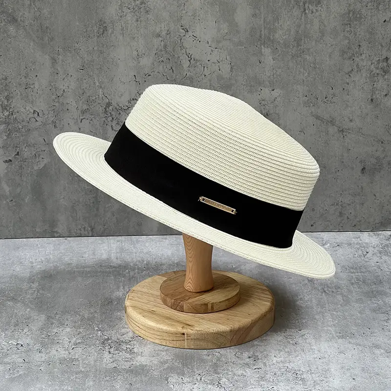 Straw French Hat for Kids Summer Travel Sunscreen — feature 18