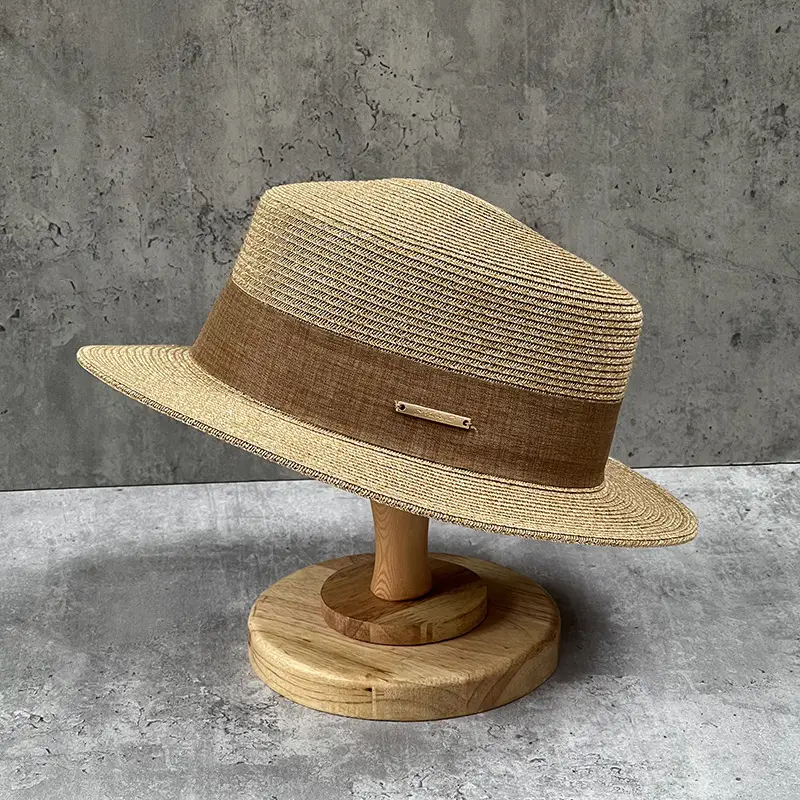 Straw French Hat for Kids Summer Travel Sunscreen — feature 19