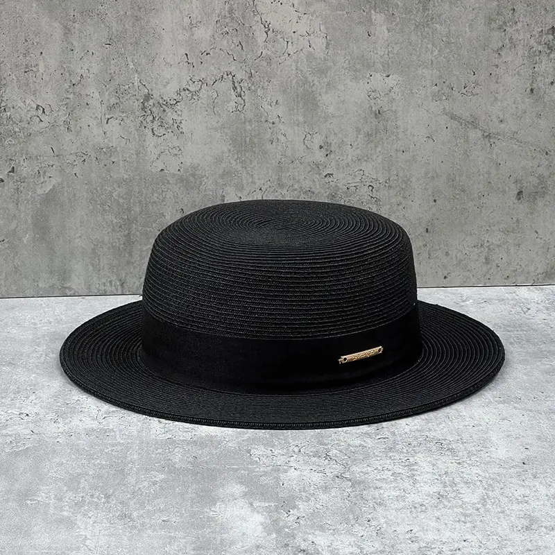 Straw French Hat for Kids Summer Travel Sunscreen — feature 5