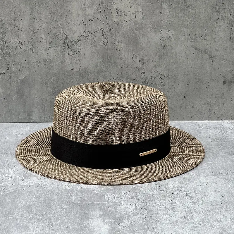 Straw French Hat for Kids Summer Travel Sunscreen — feature 7