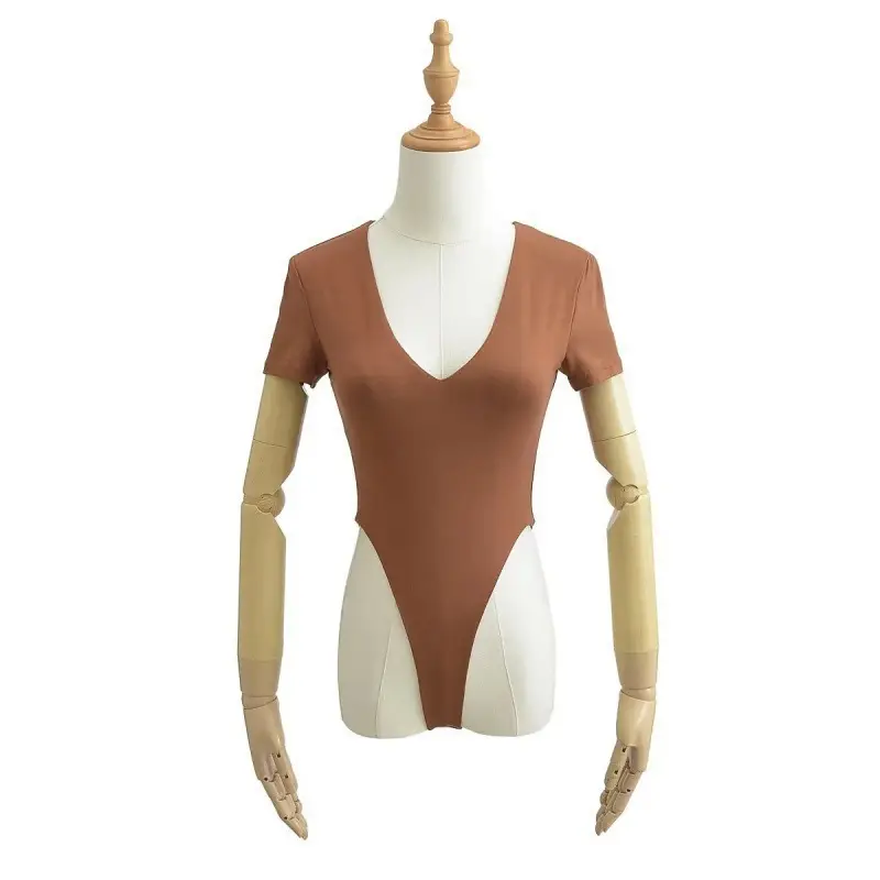 2023 Deep V-Neck Stretch Jumpsuit Women - Image 8