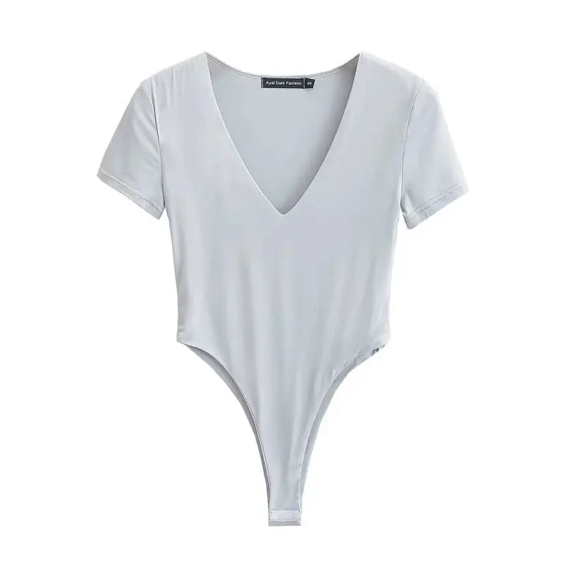 2023 Deep V-Neck Stretch Jumpsuit Women - Image 2