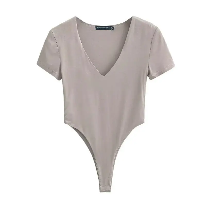 2023 Deep V-Neck Stretch Jumpsuit Women - Image 4