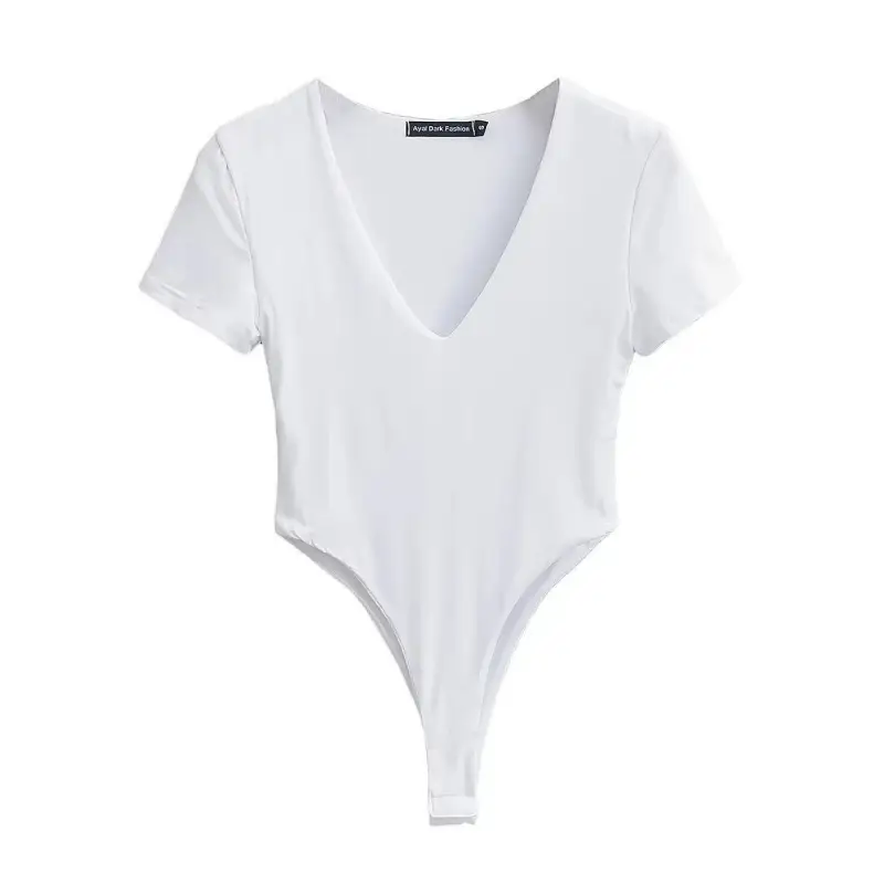 2023 Deep V-Neck Stretch Jumpsuit Women - Image 6