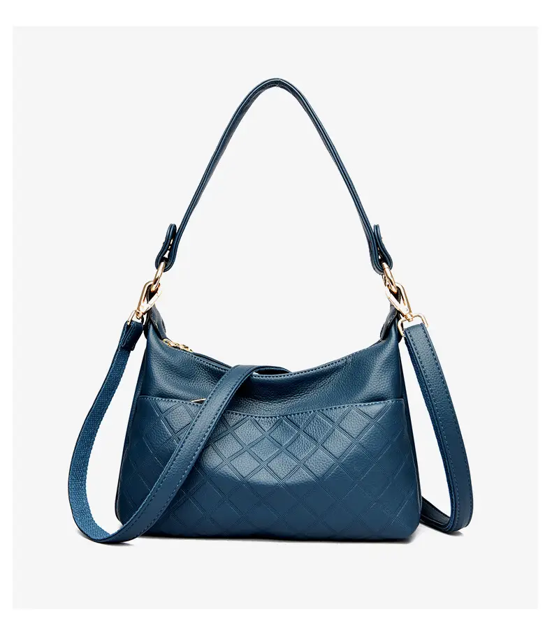 Women's Maroon Crossbody Bag with Quilted Design — feature 18