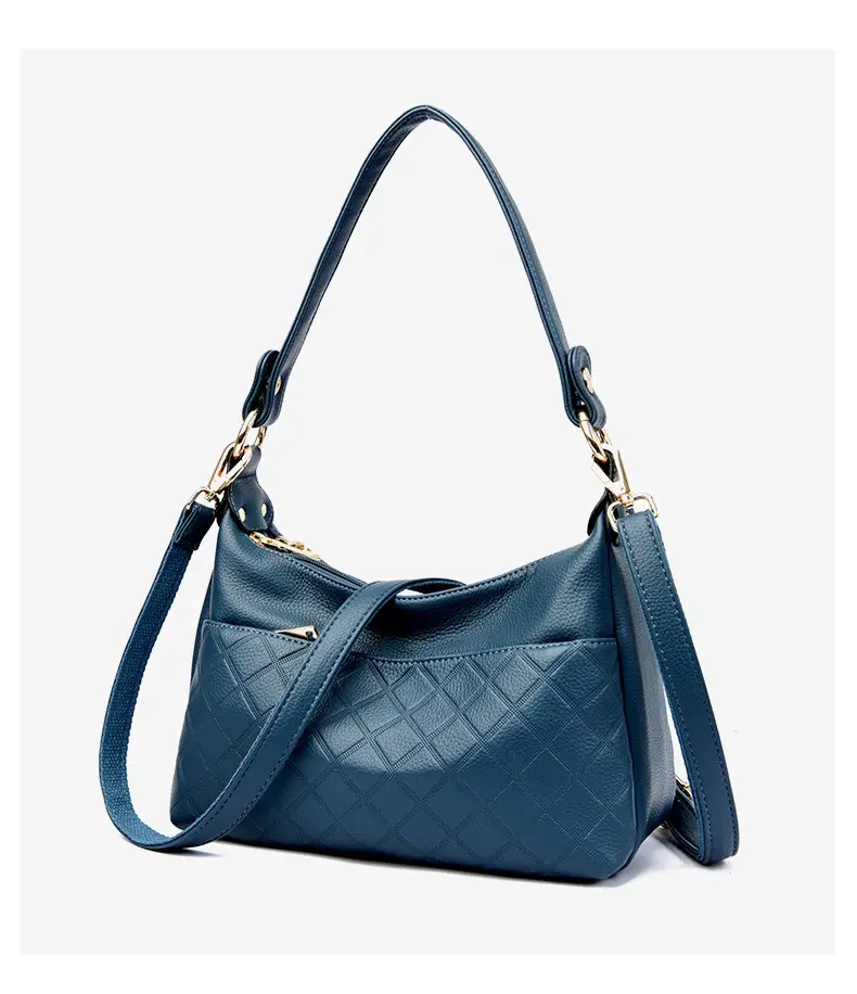Women's Maroon Crossbody Bag with Quilted Design — feature 19