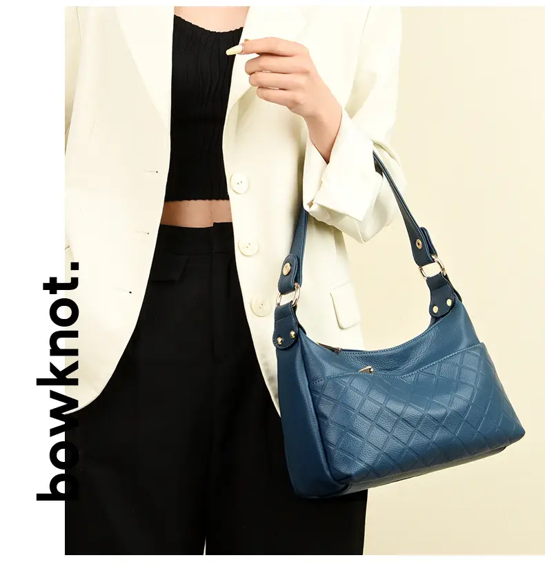Women's Maroon Crossbody Bag with Quilted Design — feature 24