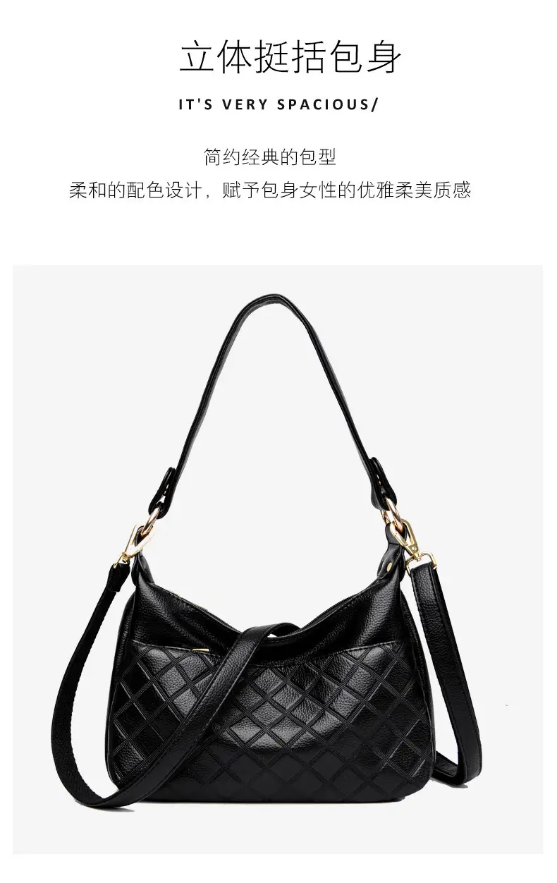 Women's Maroon Crossbody Bag with Quilted Design — feature 9