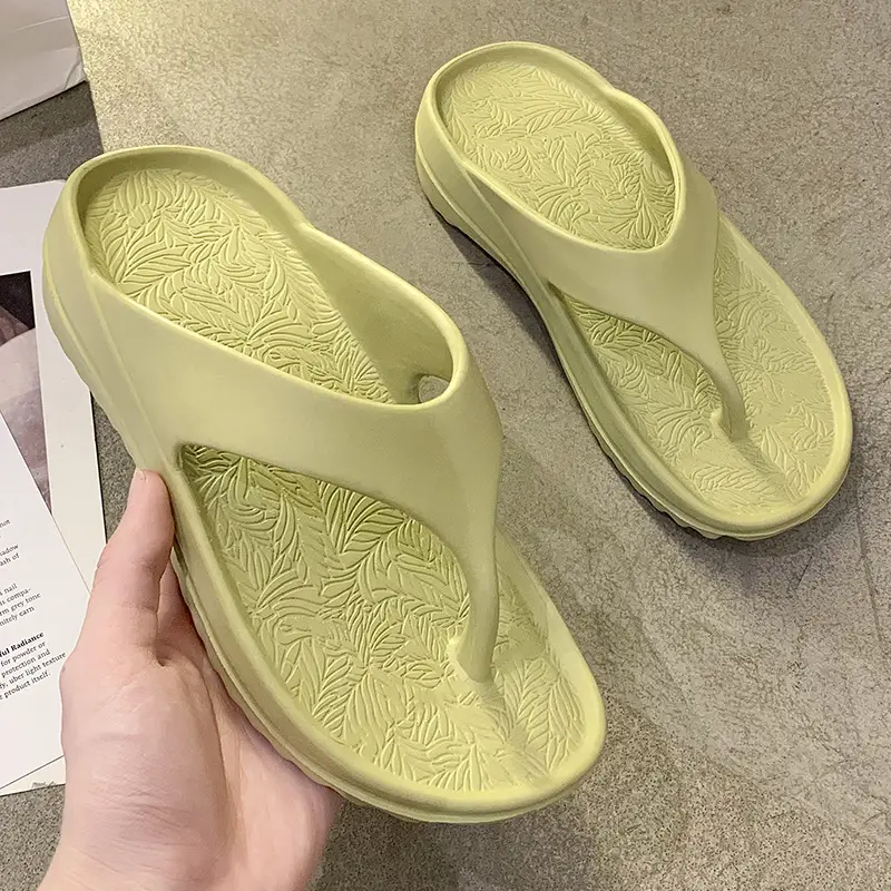 Black EVA Cross-Body Flip Flops Beach Vacation