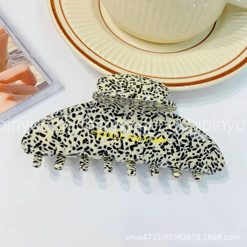 High-End Acrylic Hair Clips Large Clip Headwear Shark Clip Feminine Fashion New Style — feature 10