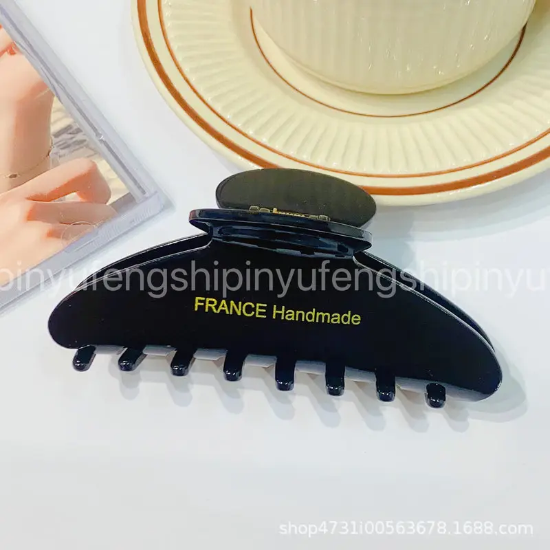 High-End Acrylic Hair Clips Large Clip Headwear Shark Clip Feminine Fashion New Style — feature 8
