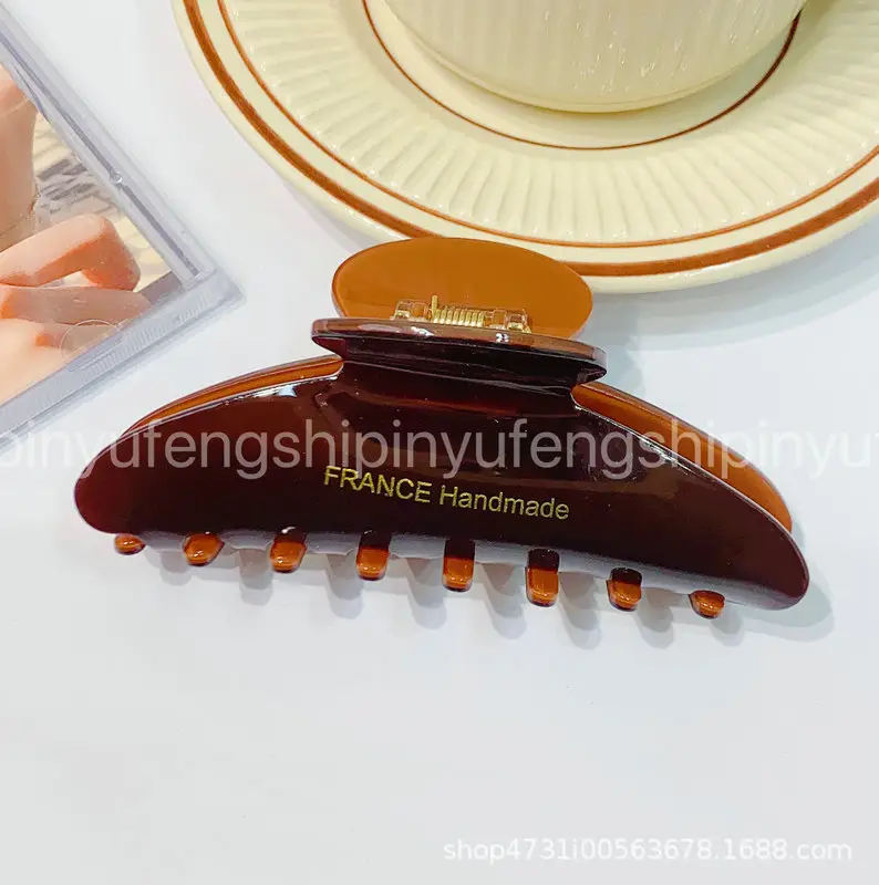 High-End Acrylic Hair Clips Large Clip Headwear Shark Clip Feminine Fashion New Style - Image 5