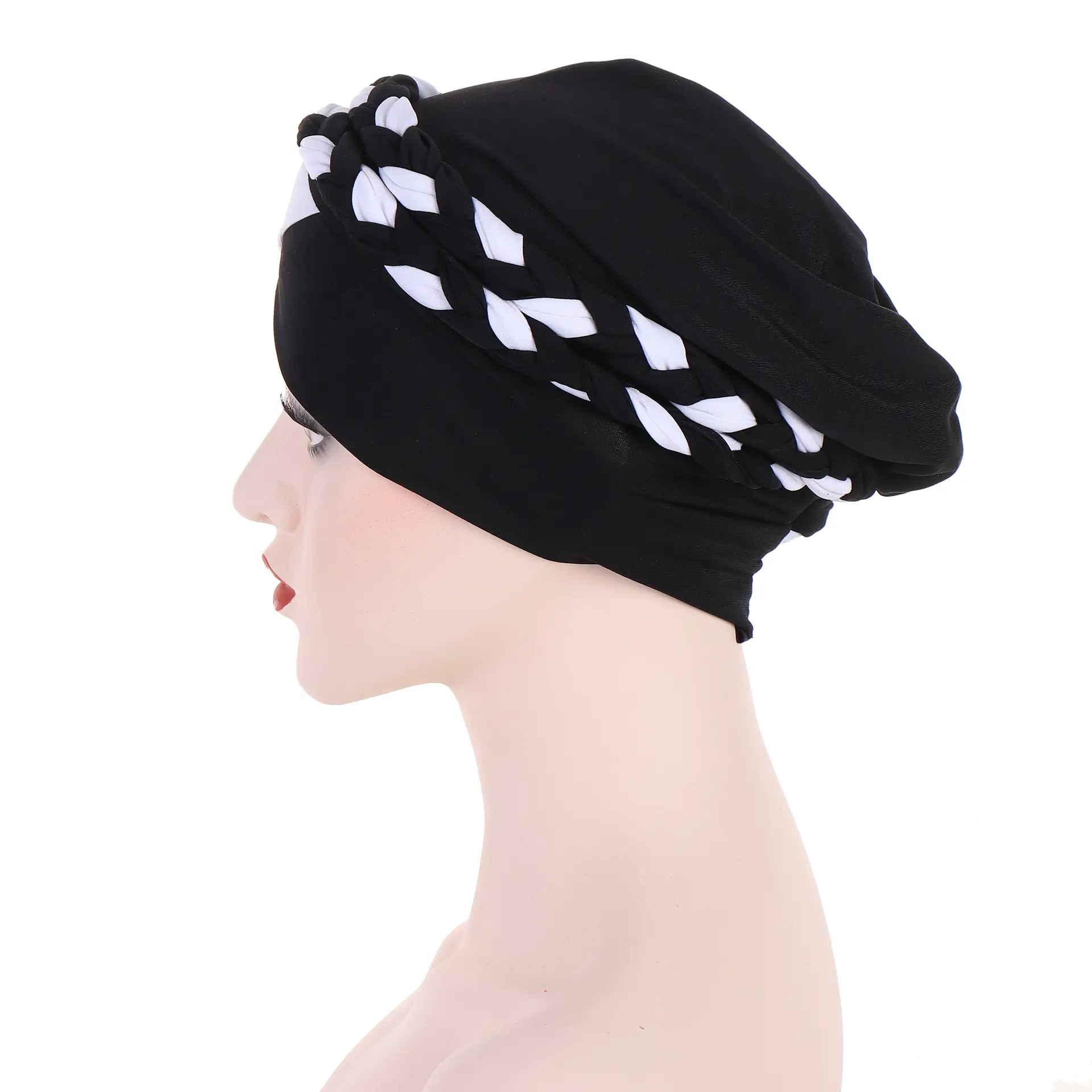 2023 Double Color Muslim Headscarf Cap European American Fashion - Image 14