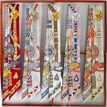 Dunhuang Silk Scarf with Bag Headband & Mulberry Design — feature 13