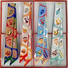 Dunhuang Silk Scarf with Bag Headband & Mulberry Design — feature 25