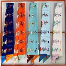 Dunhuang Silk Scarf with Bag Headband & Mulberry Design — feature 27