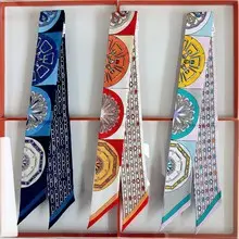 Dunhuang Silk Scarf with Bag Headband & Mulberry Design — feature 3