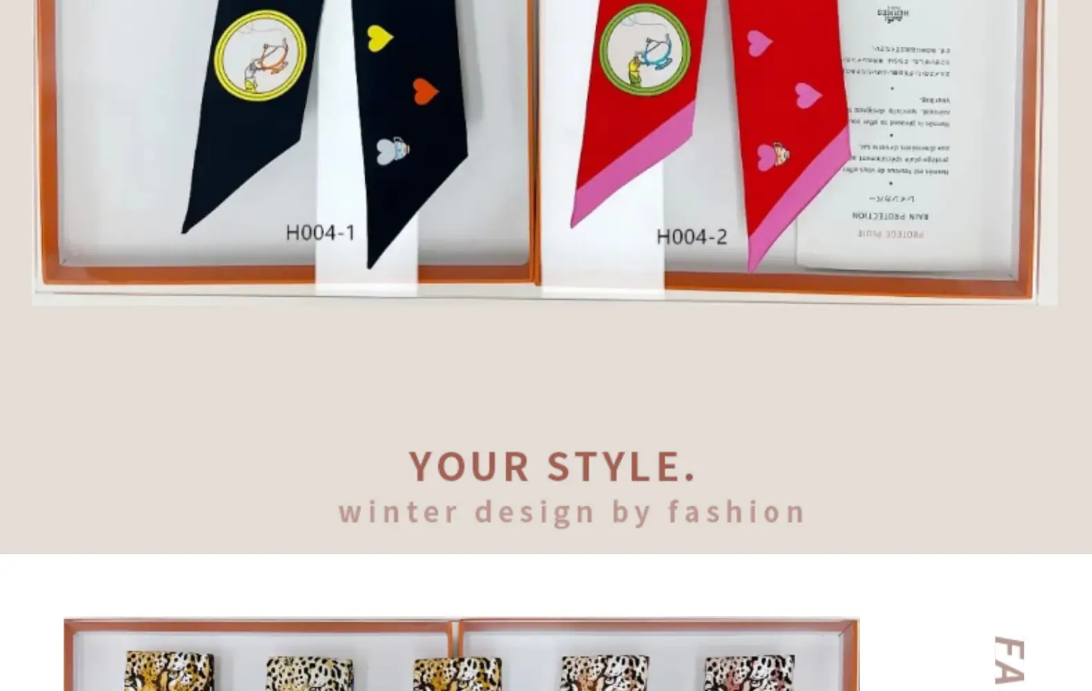 Dunhuang Silk Scarf with Bag Headband & Mulberry Design — feature 55