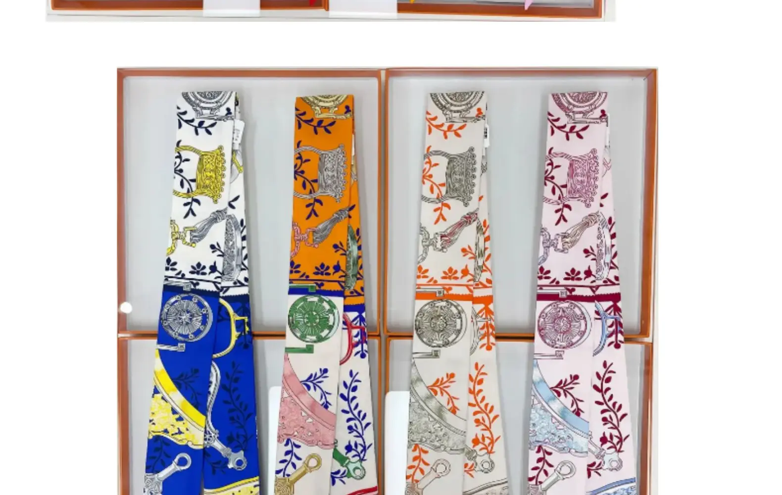 Dunhuang Silk Scarf with Bag Headband & Mulberry Design — feature 57