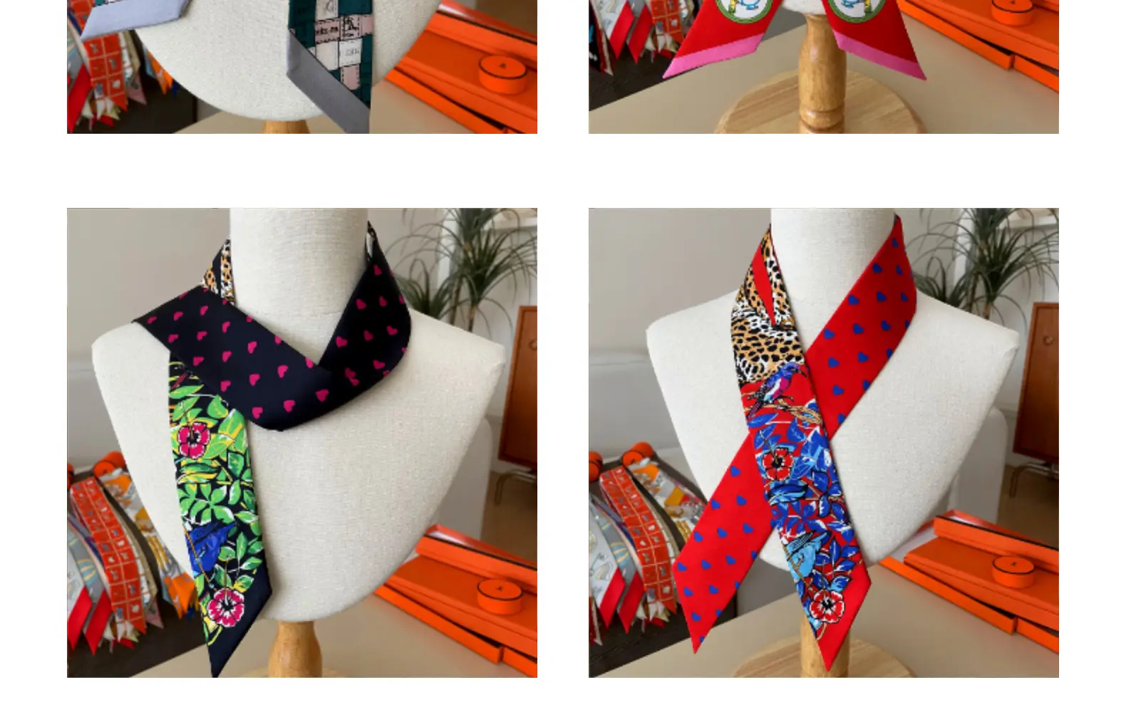 Dunhuang Silk Scarf with Bag Headband & Mulberry Design — feature 63