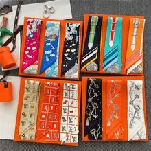 Dunhuang Silk Scarf with Bag Headband & Mulberry Design — feature 9