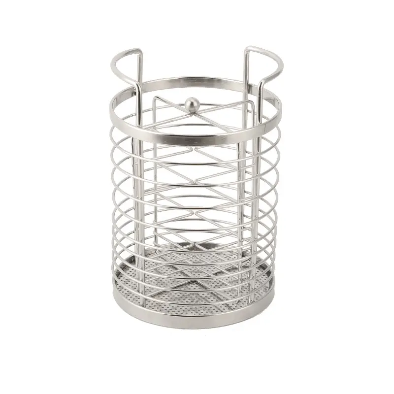 Stainless Steel Rotatable Chopstick Holder with Toothbrush Compartments - Image 7