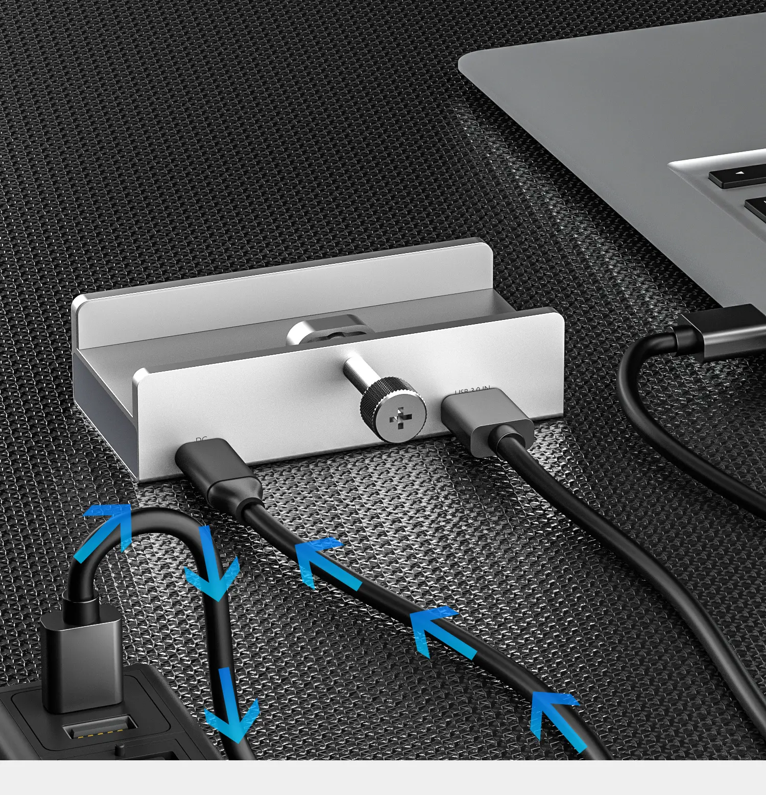 USB 4-in-1 Splitter Dock Station Type-C Multi-Interface — feature 18