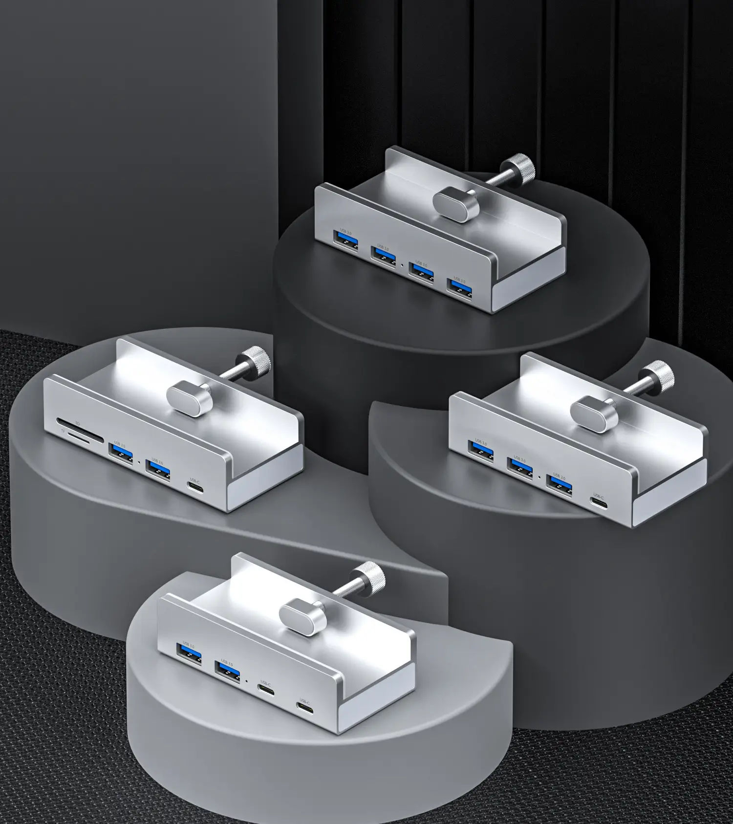 USB 4-in-1 Splitter Dock Station Type-C Multi-Interface — feature 2