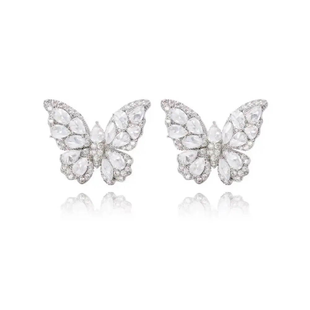 Luxury Butterfly Zircon Earrings for Women - Image 5
