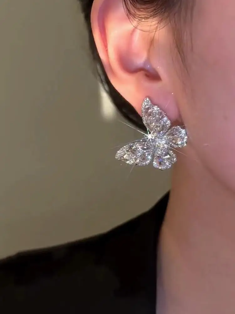 Luxury Butterfly Zircon Earrings for Women — feature 3