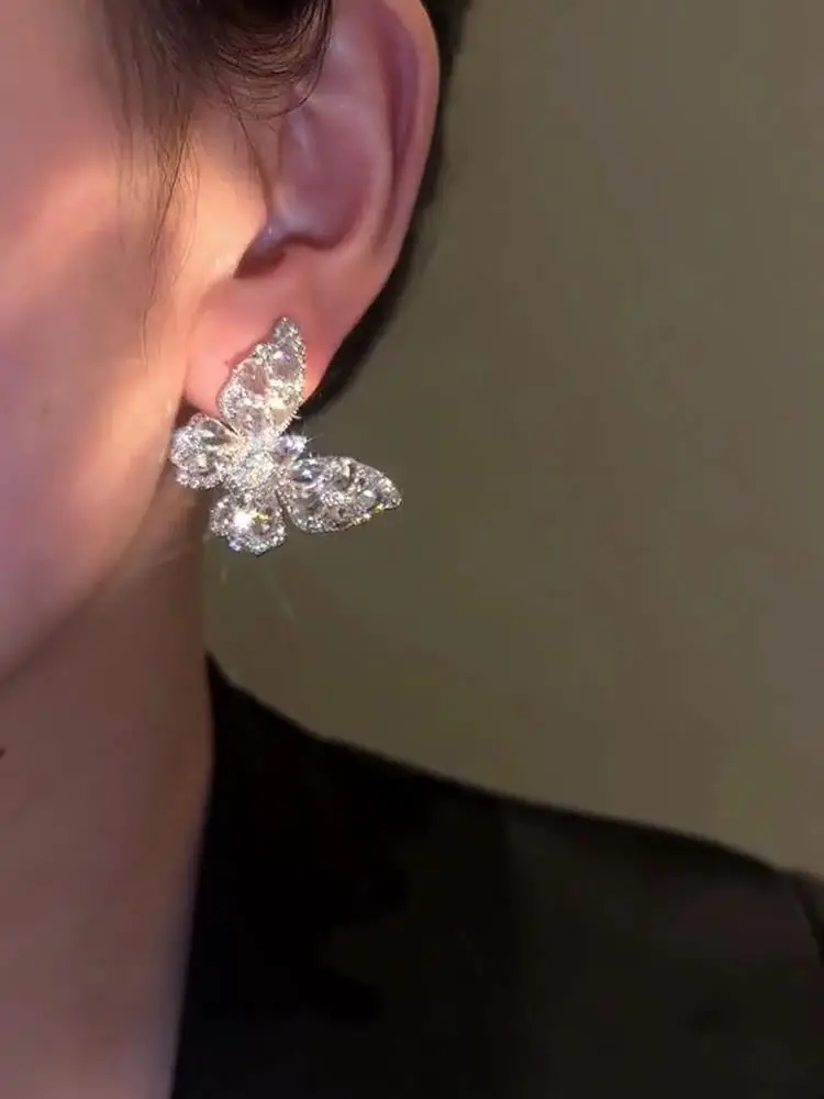 Luxury Butterfly Zircon Earrings for Women — feature 4