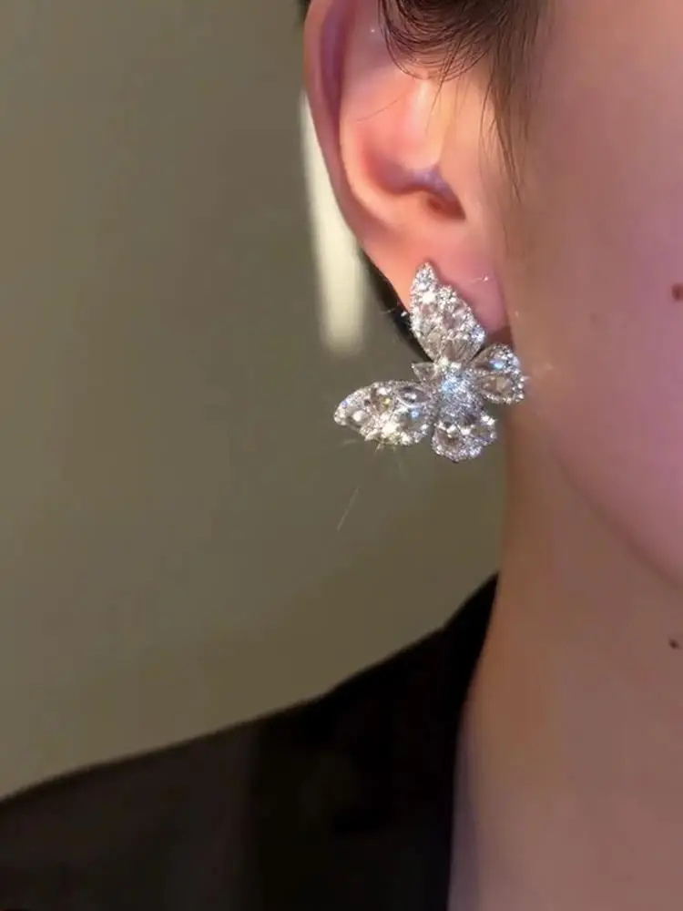 Luxury Butterfly Zircon Earrings for Women — feature 5